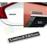 Limited Edition Torpido Bagaj Logo Amblem 3D Metal Paslanmaz Çelik Siyah