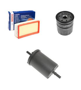 Bosch Filtre Bakım Seti DS DS3 3 1.2 Vti 85 Beygir Hava + Yağ f. + Yakıt Filtre Bosch