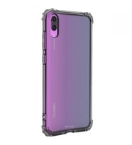 Blogy Y7 2019 ile Uyumlu Crystal Fit Kılıf Smoke Black (Siyah)