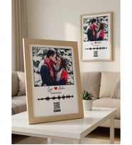 Stüdyo 14 Kişiye Özel Sesli (müzikli) Çerçeveli Kolaj Tablo Fotoğraf - Sevgiliye Hediye - Arkadaşa Hediye