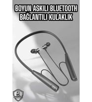Boyun Bantlı Bluetooth Kulaklık Yüksek Ses Kaliteli 100 Saat Kulaklık (Çok Renkli)