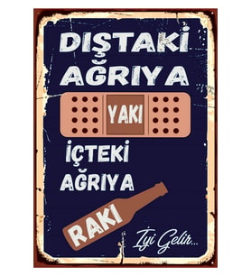 Ahşap MDF Poster (27x18cm)