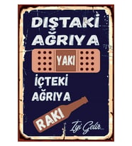 Ahşap MDF Poster (27x18cm)