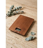 Atbyhome Akasya Dikdörtgen Dijital Mutfak Terazisi - 5 kg Kapasite - Bambu Desenli Hassas Tartı