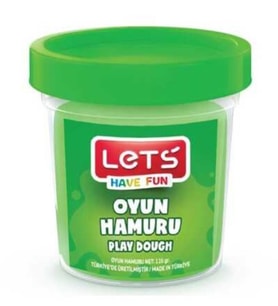 Lets Oyun Hamuru 115Gr Neon Yeşil - 4 adet