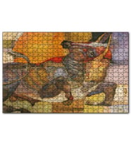 Cakapuzzle fine arts Boğa ve Renkler Puzzle Yapboz MDF (Ahşap) (120 Parça)