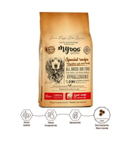 Mydog Az Tahıllı Kuzu Etli Büyük Irklar İçin Köpek Maması 12kg