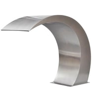 DEV PASLANMAZ Lüks Tipi Havuz Şelalesi 500x1000 Mm 304 Kalite 1,2 Mm Paslanmaz Çelik