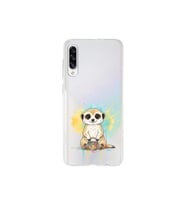 Samsung Galaxy A30S ile Uyumlu Splash Mirket Tasarımlı Şeffaf Silikon Kılıf