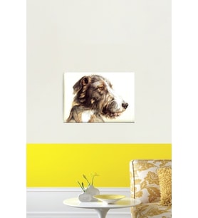 Wolfhound Tablo Ahşap Poster Dekoratif