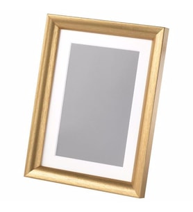 13x18 cm Gold Renk Çerçeve MeridyenDukkan 13x18 cm Ev Dekorasyon Asılabilir Çerçeve