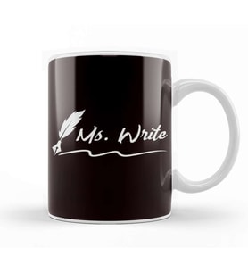 Author Female Writer Literature Blogger Reading Writing Book Kupa Bardak Porselen