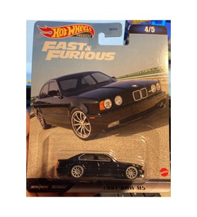 FAST FURIOUS 1991 BMW M5 1:64 Ölçek Hotwheels Premium