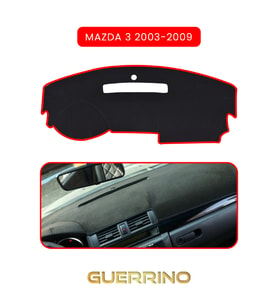 MAZDA 3 2003-2009TORPİDO KORUMA HALISI KIRMIZI KENAR