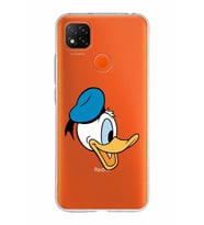 Xiaomi Redmi 9C Uyumlu Kapak Donald Duck Tasarımlı Şeffaf Silikon Kılıf