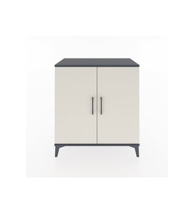 Hyperion Şifonyer 4 Raflı 2 Kapaklı 88x44x96 Antrasit-Aytaşı