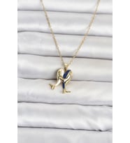 316L Çelik Zincir Gold Renk Dolphin Model Kadın Kolye TJ-BKO11094
