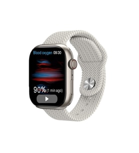 ScHitec Watch HK9 Ultra 2 Amoled Ekran Android İos HarmonyOs Uyumlu Akıllı Saat Beyaz