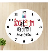 Özel Eğitim Öğretmeni Duvar Saati