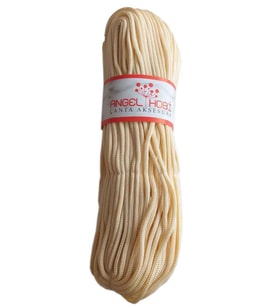 Angel Çanta Aksesuar Polyester Rulo Makrome Krem Renk 5Mm
