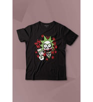 Siyah Kısa Kol T-shirt Joker Dizi Film Baskılı Çocuk Tişört