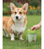 Northcity Silikon Kıllı Köpek Pati Temizleme Kabı - Orta ve Büyük Irklar İçin Pratik Taşınabilir Çözüm