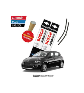 Renault Clio 3 Silecek Takımı (2006-2011) Bosch Aerotwin Plus
