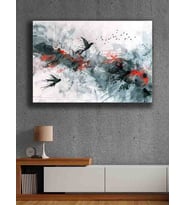 Koç stüdyo Modern tasarım kanvas tablo 50x70 (Çok Renkli)
