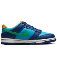 Nike Dunk Low Leather Unisex Sneaker Hakiki Deri Mavi Günlük Spor Ayakkabı
