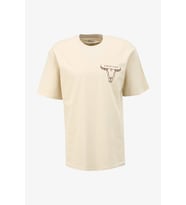 Wrangler Bisiklet Yaka Ekru Erkek Loose Fit T-shirt - W241299104