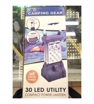 30 LED pilli fener (Açık Kırmızı)