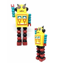 River World Decotown Nostaljik Sevimli Uzaylı Robot Şeklinde Figür Biblo
