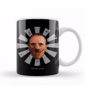 Hannibal Lecter Retro Japanese Kupa Bardak Porselen