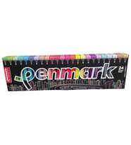 Penmark Fosforlu Kalem 24 Renk Set Süper Kutu (Mint Yeşili)