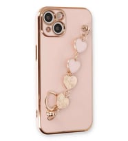 iPhone 14 Plus Kılıf Esila Silikon - Pudra