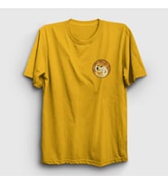 Presmono Unisex Sarı Dogecoin Bitcoin T-Shirt 263419tt (Sarı)