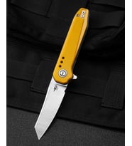 BESTECH SYNTAX BG40B Sarı G10 Sap 14C28N Çelik Çakı (Çok Renkli)