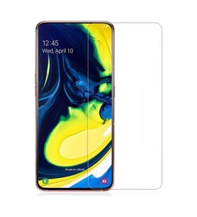 Samsung Galaxy A80 Ekran Koruyucu Yeni Nesil HD Kalite Tempered Glass Cam (Renksiz)