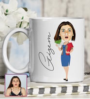 Kişiye Özel Karikatür Tasarım Kupa Bardak 95684
