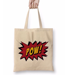 POW ! ! ! Bez Çanta Uzun Saplı