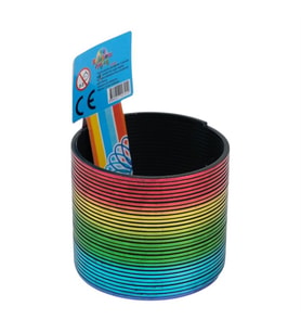 Rainbow Spring Heat Transfer Laser Ring A7512-8S