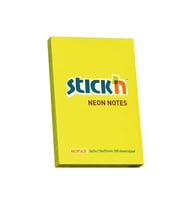 Hopax Stıckn Yapışkanlı Not Kağıdı 100 Yaprak 76x51 MM Fosforlu Sarı (12 Li Paket)