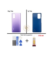 Xiaomi Redmi Note 10 Pro Nebula Moru Uyumlu Arka Kapak + Yapıştırıcı ve Vida Seti