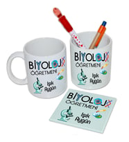 Biyoloji Öğretmenine Hediye - Öğretmenler Günü İsimli Set