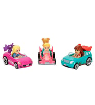 Hot Wheels Racerverse Barbie Yarış Pisti Arabaları 3’lü Paket JDG