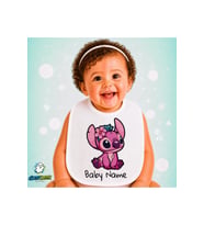 Kişiye Özel Angel Keten Bebek Mama Önlüğü – Yumuşak, Emici, Yıkanabilir, Özel Tasarım P067
