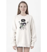 Future is Female Beyaz Kadın 2ip Sweatshirt