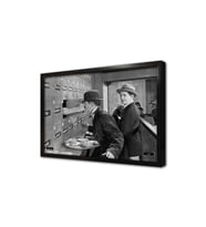 Charlie Chaplin Çerçeveli Mdf Tablo