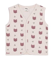 Civil Baby Kedi Empirme 6-18 Ay Yelek - Bej (Gri)