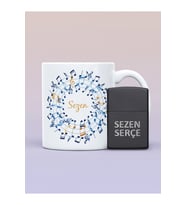 Müzik Temalı İsimli Kupa Bardak ve İsimli Zippo (Siyah - Beyaz)